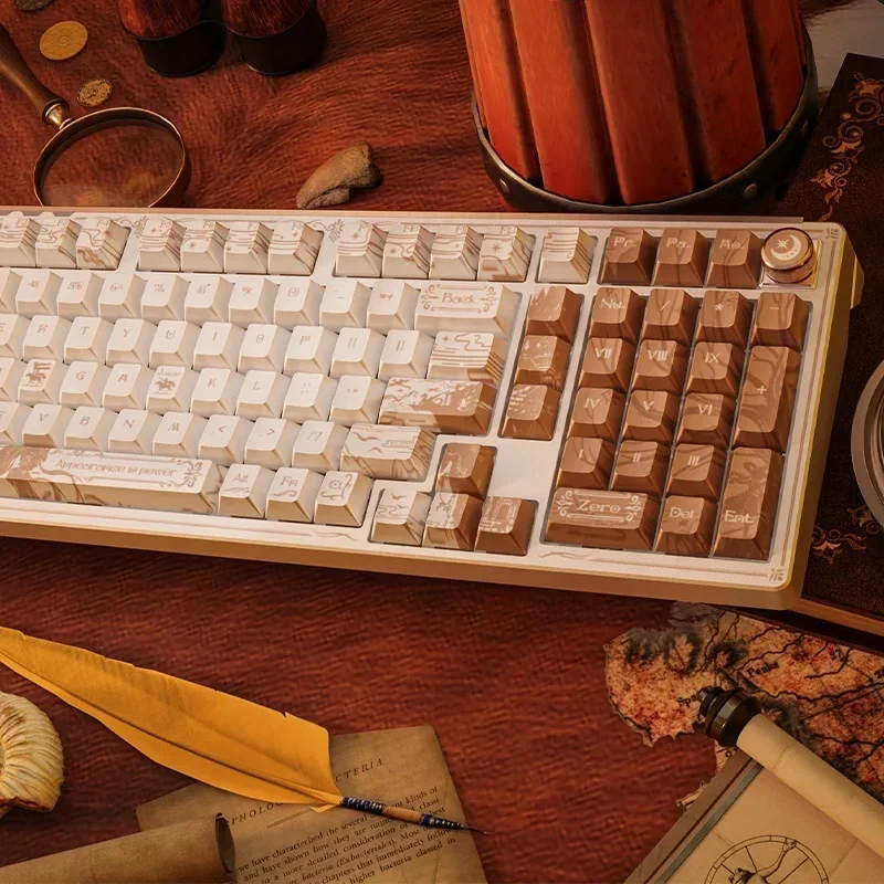 VALKYRIE VK99 Pro Keyboard Mekanis Tri-mode RGB Hot Swap 8000MAh 1Ms Keyboard Gaming Nirkabel Latensi Rendah Aksesori PC