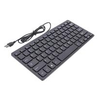 Keyboard Delicate Design K1000 10 inch Ultra Thin 78 Keys Wired Keyboard Mini USB Slim PC Keyboard Keypad