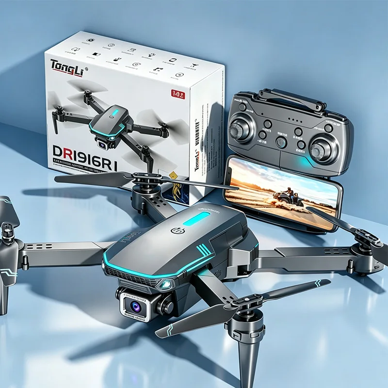TONGLI Foldable RC Quadcopter Drone Designed for Teens Easy‑to‑Use Beginner Drone with Optical Flow Hover 360° Fun Stunt Rolls One‑Key Takeoff and Landing Headless Mode Shock‑Resistant Design for Casual Play Friend Gatherings Ideal Birthday Gift for Ages