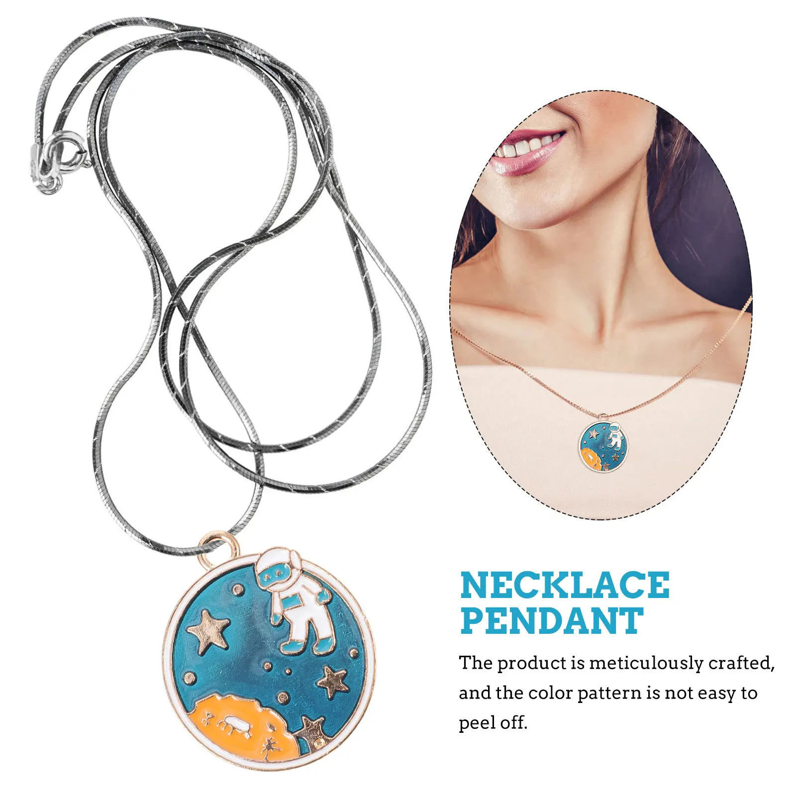 

10Pcs Space Astronaut Pendant Zinc Alloy DIY Jewelry Making Supply Bracelet Necklace Key Ring Accessories Zinc Alloy DIY Pendant