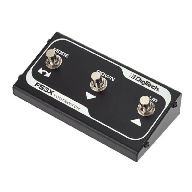 Digitech FS 3X FS3X Compact and portable 3-Function FootSwitch with Durable 3 Button Metal Chassis Construction