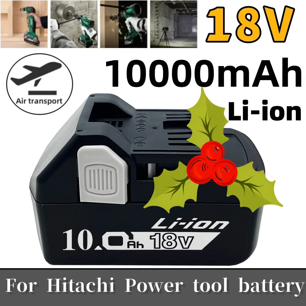 10.0Ah Lithium Replacement For Hitachi 18V Tool Battery Battery for Hitachi Power Tools BSL1830 BSL1840 DSL18DSAL BSL1815X