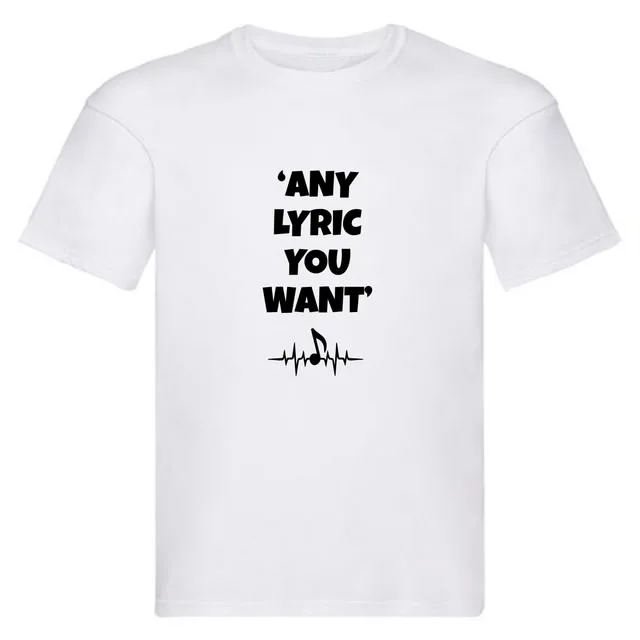 

Armin @ Van Buuren@ KID'S tshirt tee shirt t LYRIC gift custom LYRICS Men's and women's T-shirts