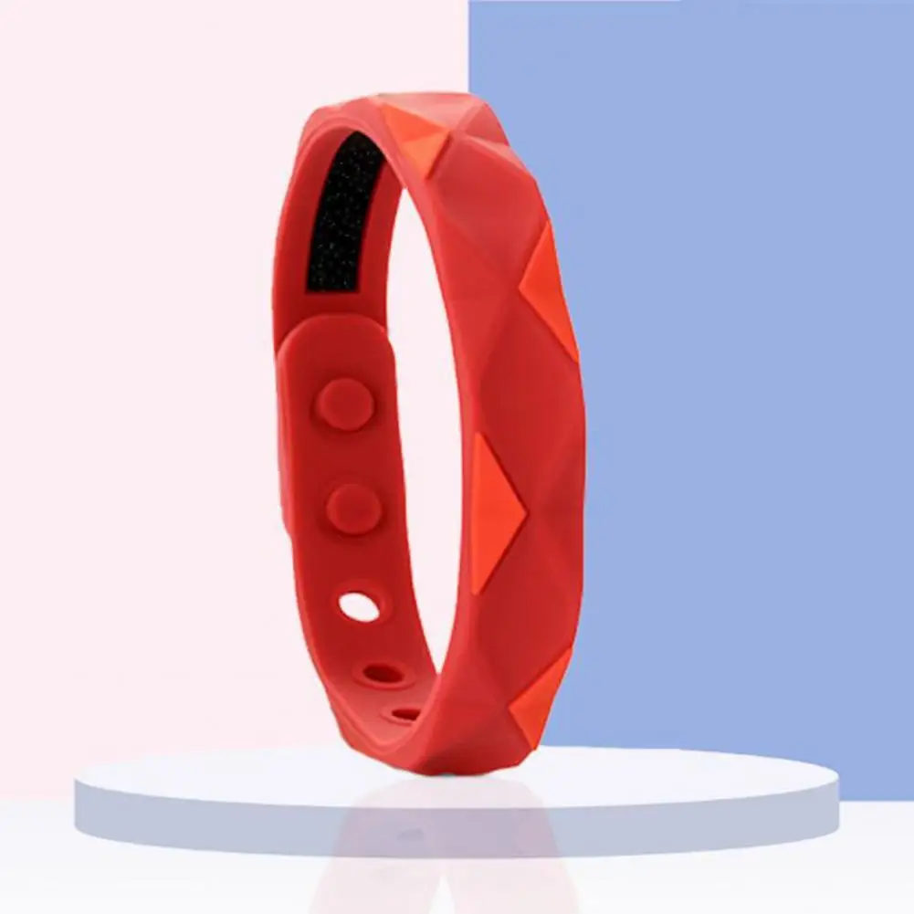 Sugar Regulator Bangle 6-Hole Wrist Strap Pain Relief Silica Gel Anti-static Bracelet Negative Ion Wristband Unisex Accessories image 5