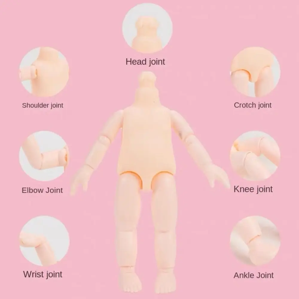 دمية BJD BJD 1/12 مع ملابس مع عيون زرقاء دمية فتاة صغيرة مع ملابس 13 مفاصل متحركة مع أحذية