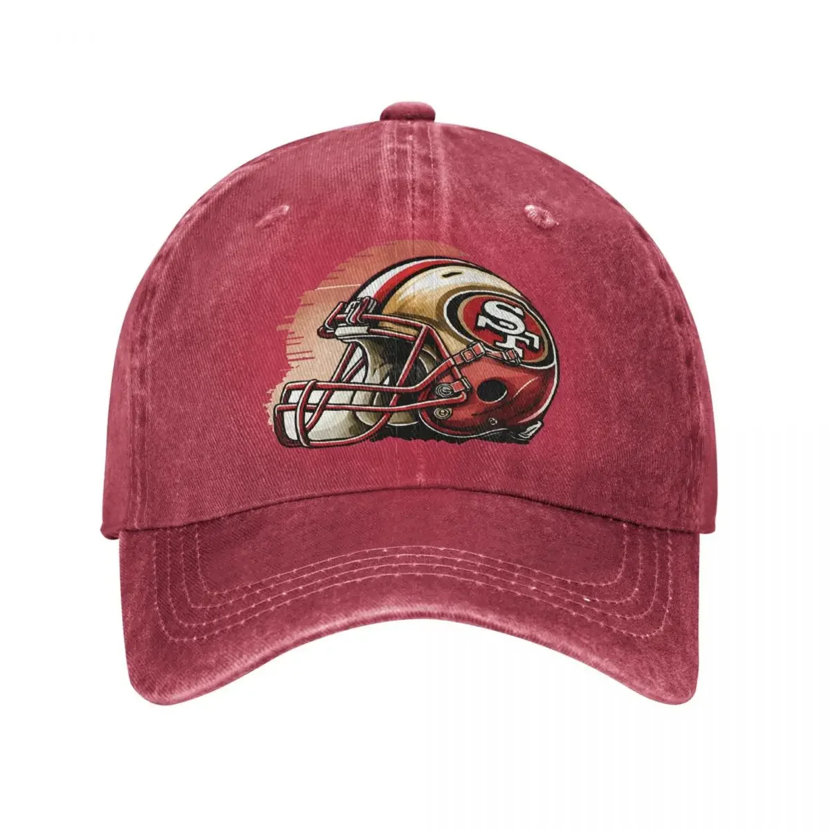 SF 49ers Baseball Cap Classic Distressed Cotton Snapback Hat Unisex Outdoor All Seasons Travel Caps Hat