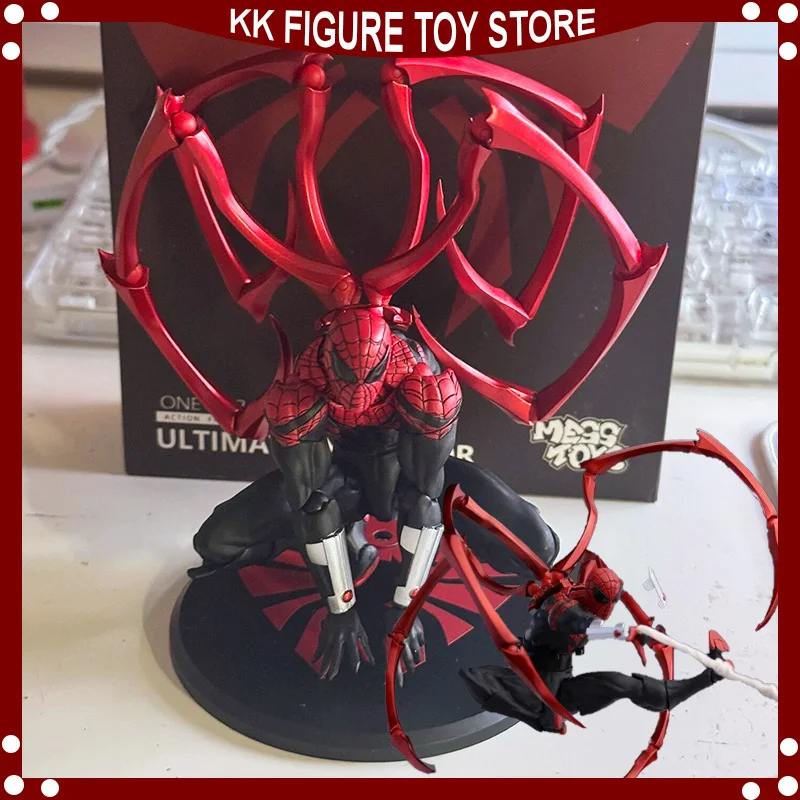 

In stock Mess Toys Superior Spider Man Ultimate Neighbor Kaine Peter Parker Messtoys Spiderman Action Figure Model Gifts Toys