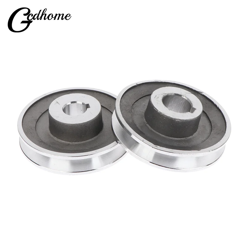 بكرة حزام المحرك ذات الفتحة الواحدة نوع 2070 بكرة ألومنيوم لملحقات أدوات الطاقة لضاغط الهواء 2065