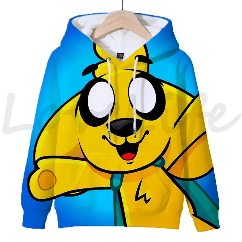 Compadretes Mikecrack Hoodies Boys Girls Cartoon Sweatshirts Pullover Teenage Harajuku Streetwear Tops kids 3D Clothes Sudadera