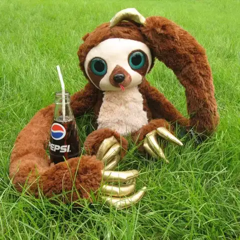 145cm Belt Sloths Long Arm Monkey Plush Doll The Croods Factory Direct Sale Toy Big Eyes Monkey Sofa Car Bed Pillow Gift