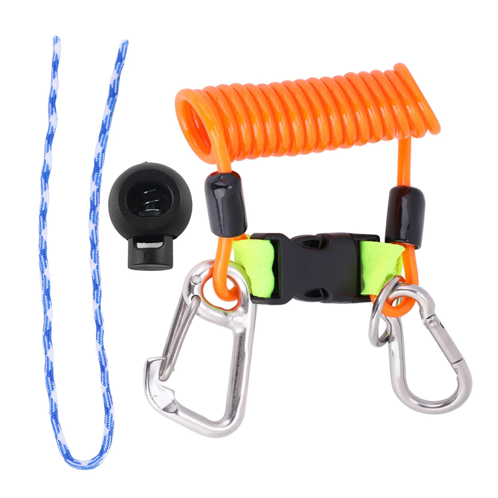 

Keep Diving Anti lost Spring Coil Lanyard Safety Emergency Tool with Quick Release