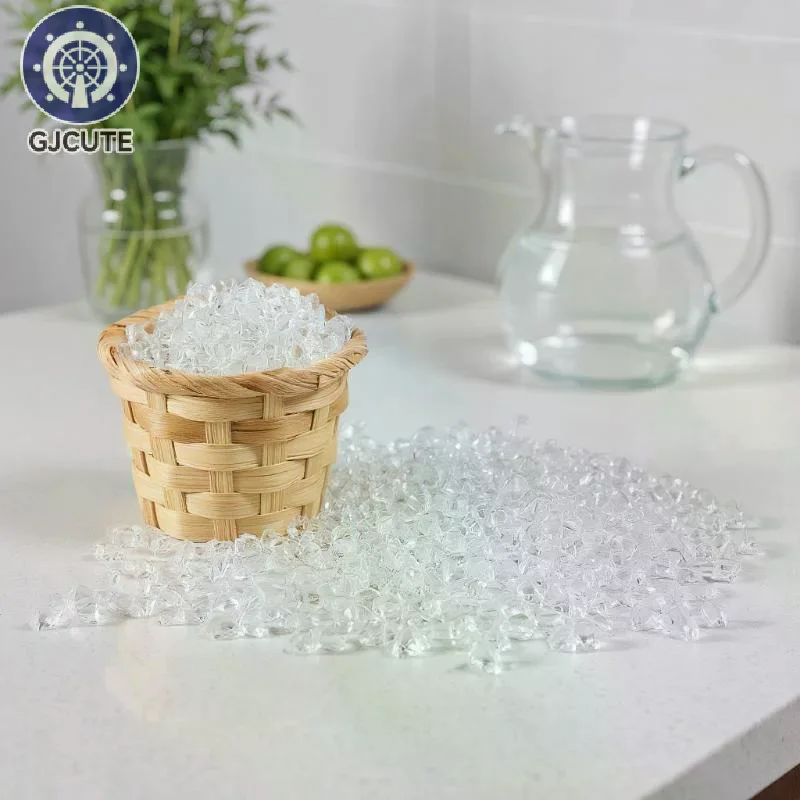 Harryhouse 1 Set Clear Miniature Ice Blocks Figurines for Dollhouse Décor