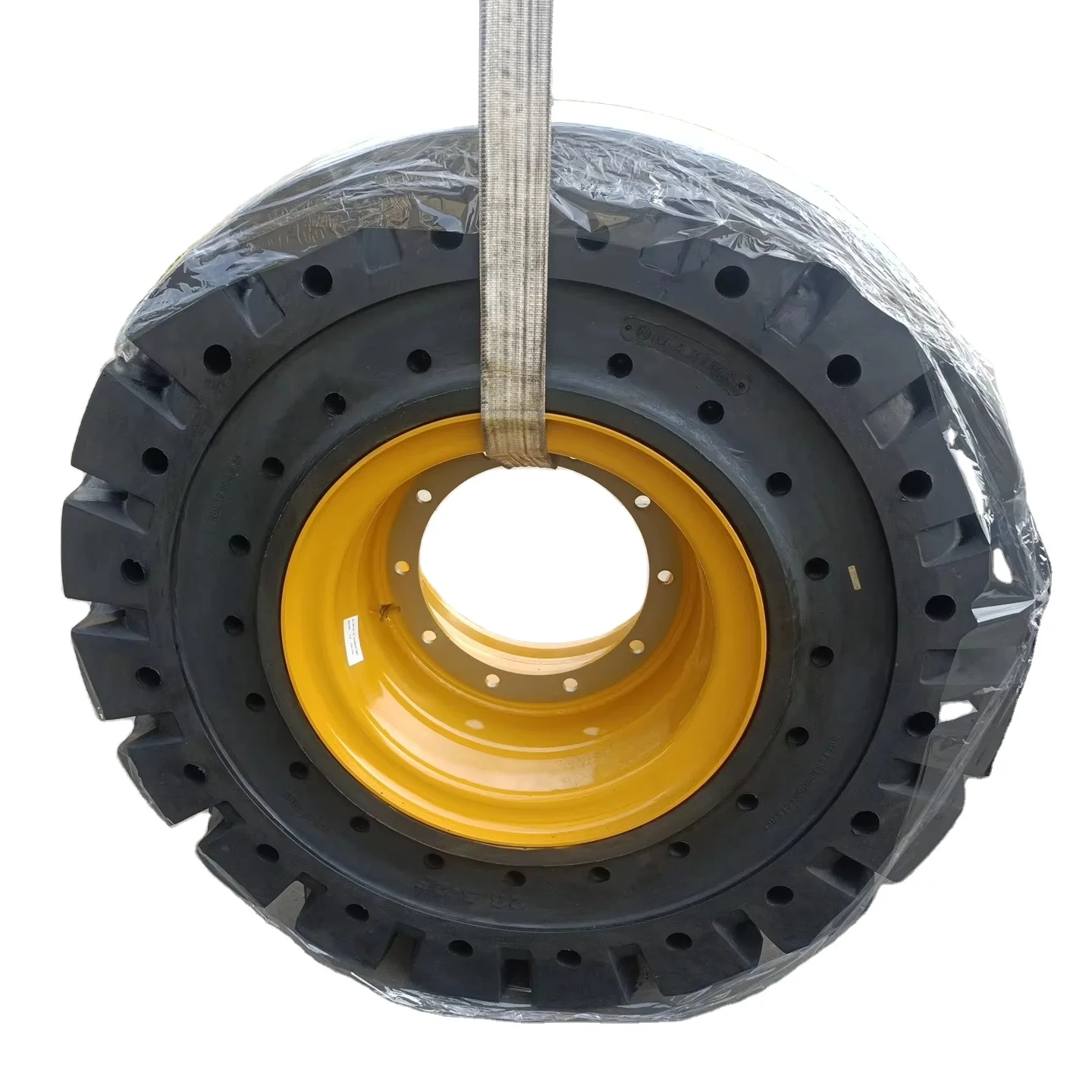 Topower High Quality  21.5-25/23.5-25/26.5-25  Solid Tyre Usd for Front Crane/gantry Crane in Ports and Metallurgical Sites