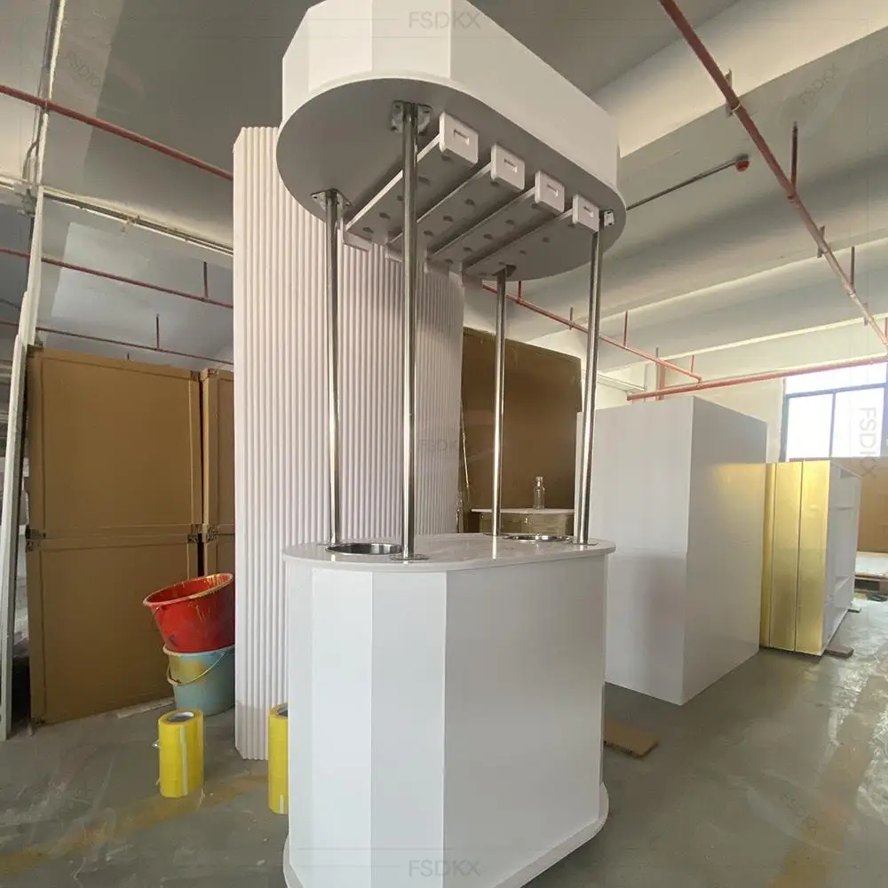 

Wholesale Candy Bar Cart for Weddings Parties & Photography Convenient Dessert Display Cart with Wheels