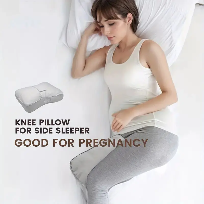Shredded Sponge Leg Pillow with Strap for Pregnant Women Knee And Foot Support Cushion Adjustable Pillow Strap Included