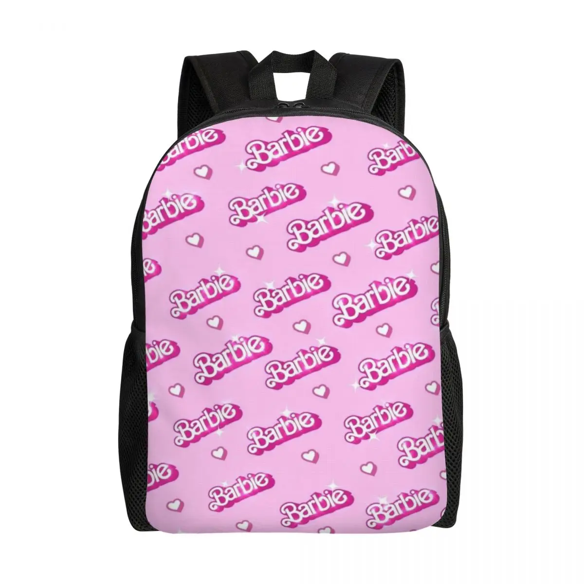 

Custom Barbie Backpacks Men Women Fashion Bookbag for School College Disney Bags