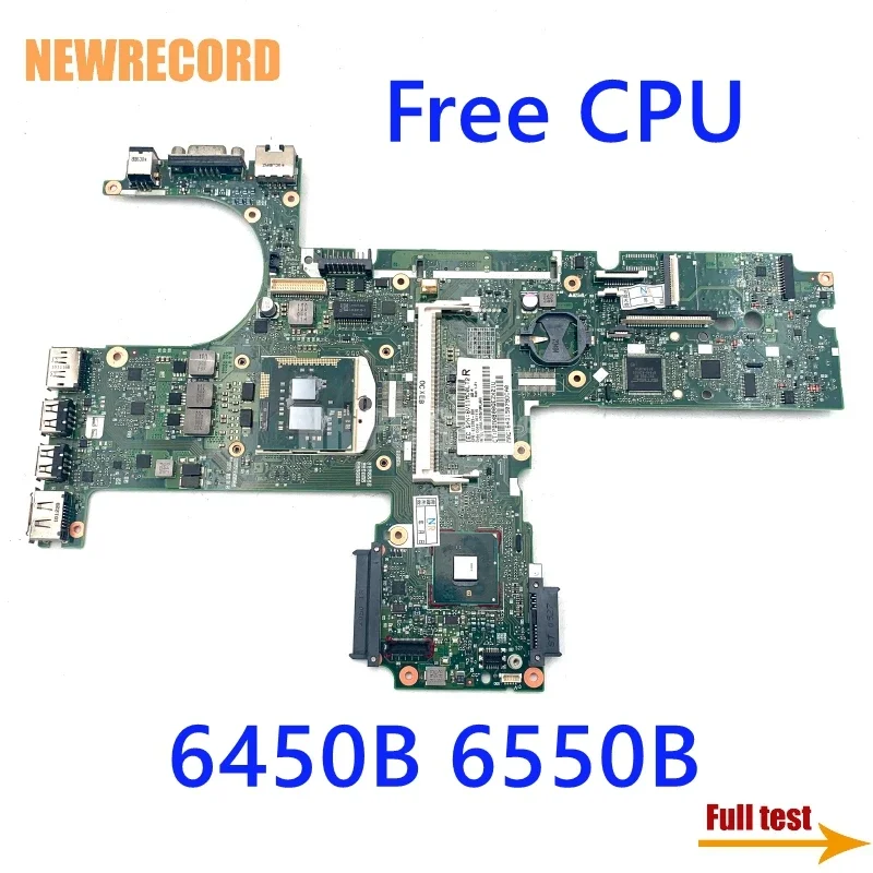 

For HP 6450B 6550B Laptop Motherboard 613293-001 6050A2326601-MB-A02-001 HM57 GMA HD DDR3 Free CPU Main Board