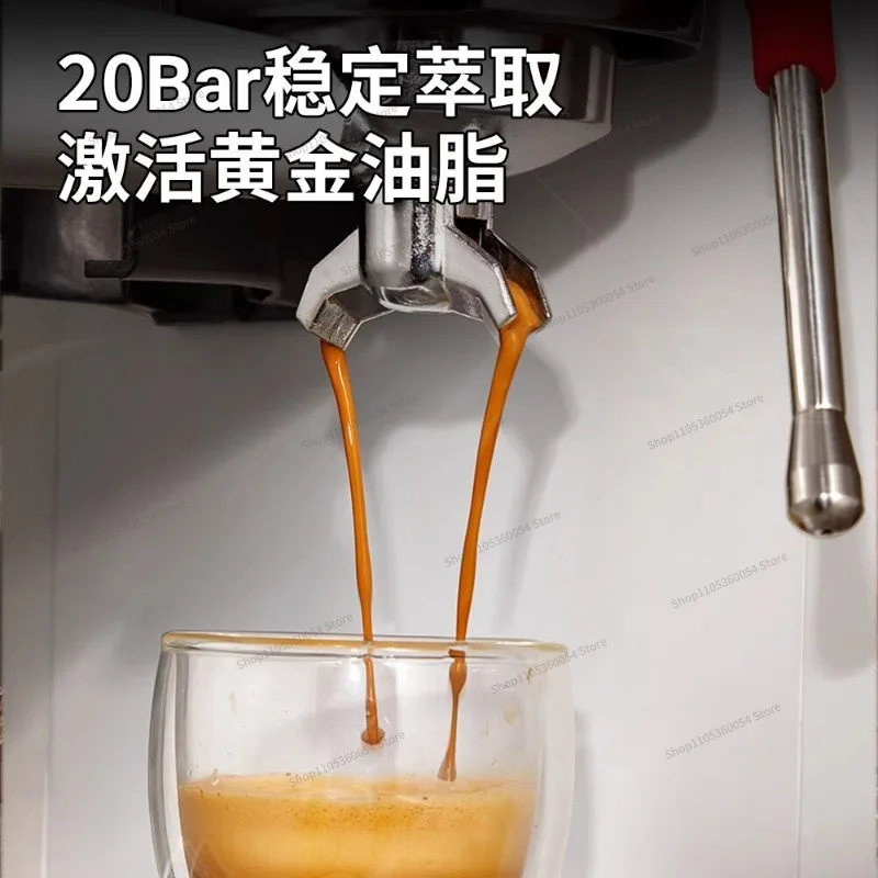 For Hot and Cold Extraction, Ground Beans, Milled Milk, Integrated Pre-soaking Espresso Machine