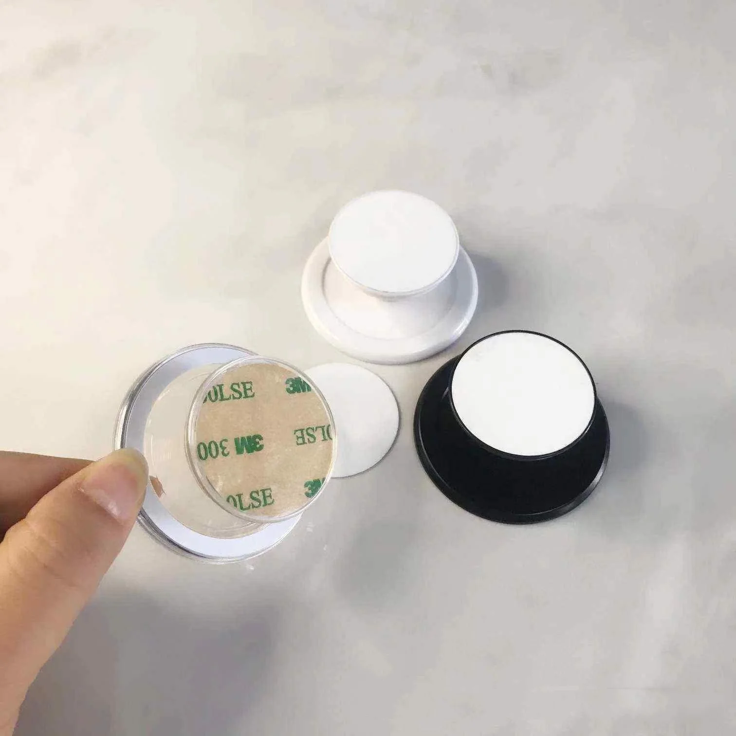 

2D сублимационная магнитная ручка для iPhone Samsung, держатель кронштейна для пальцев, пустой чехол с принтом, алюминиевый лист, 10 шт., оптовая продажа