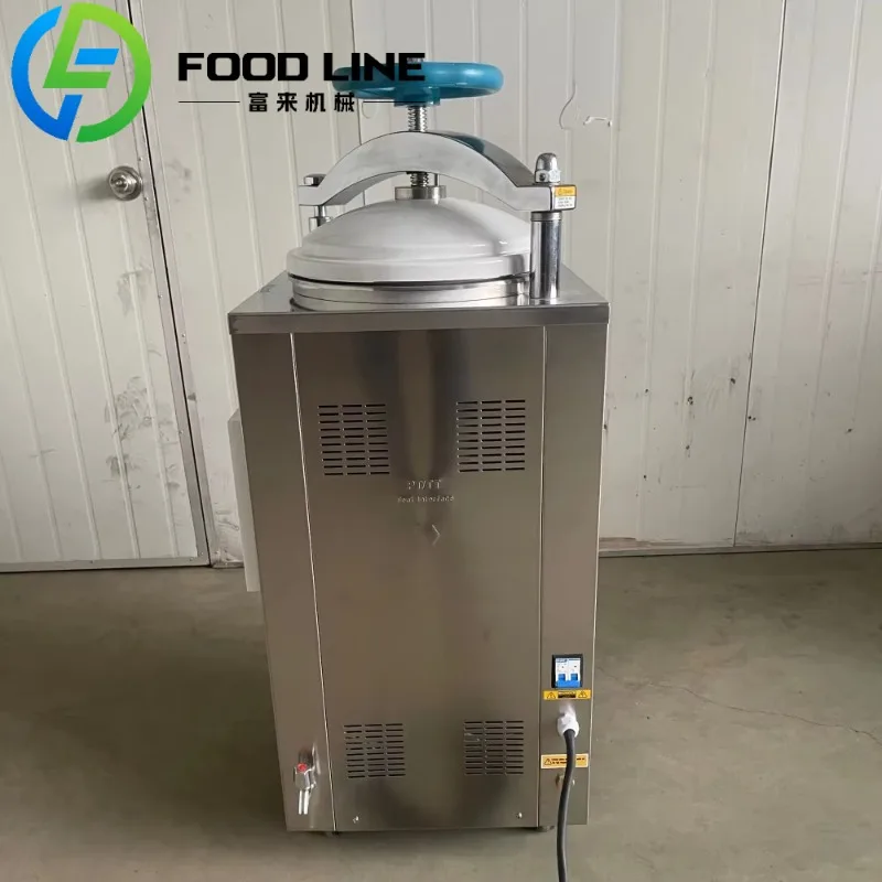 Оптовый высококачественный полуавтоматический паровой стерилизатор с цифровым дисплеем под давлением и вертикальным давлением