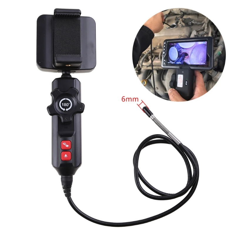 Y1UB Endoscope for Auto Inspection 6/8mm Lens Borescope Camera 1080P Professional