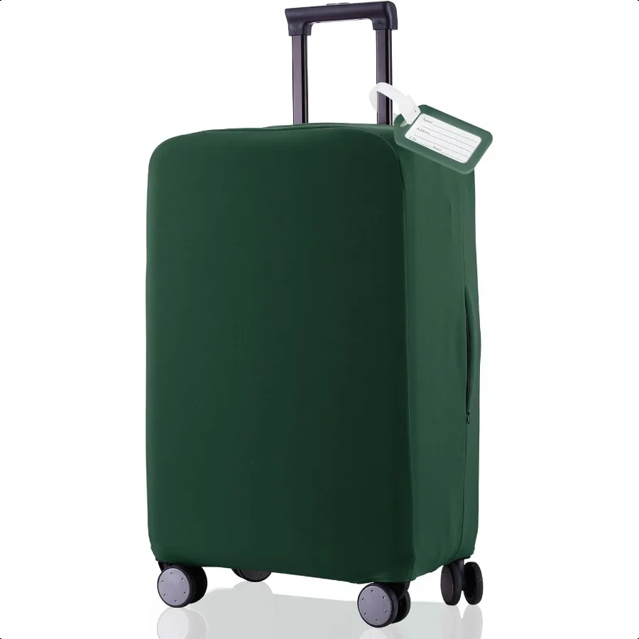 

Travel Lage Cover Suitcase Protector ScratchResistant Fit 1931 Inch Suitcase Not Included Suitcase Avocado Green S(1921 inch )