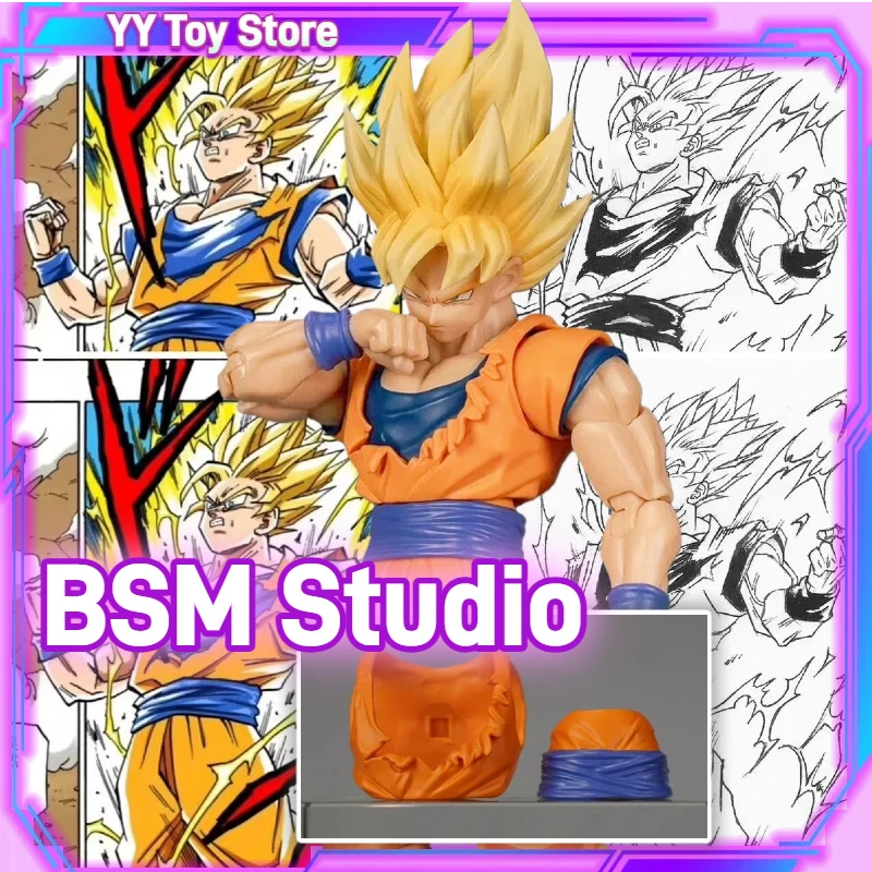 

В наличии: Статуэтка BSM Studio Dragon Ball Super Saiyan Guko, модель, запасные части для ремня, совместимые с Bandai Showdown Guko