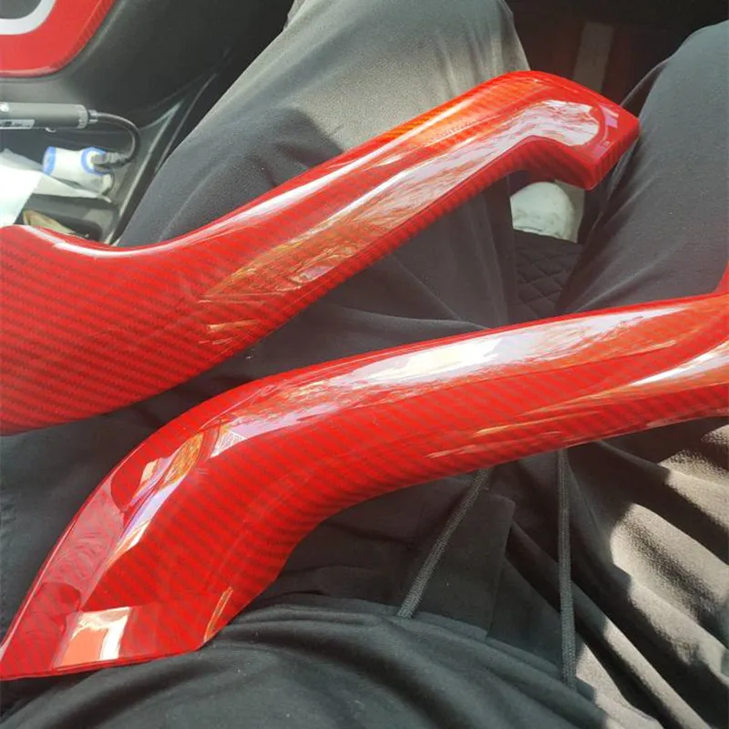 For Nissan Sylphy 2020 2021 2022 2023 ABS Red Carbon Fiber Style Decoration Accessories Interior Gear Mouldings Trims Stickers