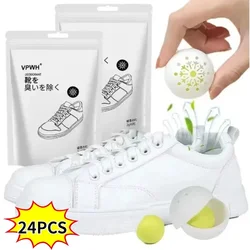 24/6Pcs Deodorizer Balls Sneaker Perfume Balls for Shoe Gym Bag Locker and Cars Deodorizer Neutralizing Odor Shoe Freshener Ball