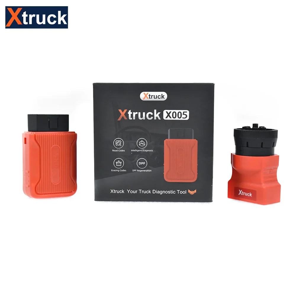 Xtruck X005 Intelligent Diagnosis ECU Quick Flashing for SHACMAN SINOTRUCK DongFeng FAWDE FAW Truck diagnostic tool