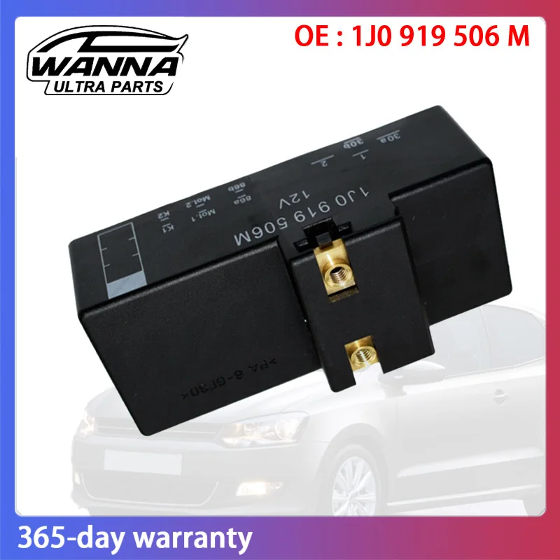 

OE качество 1J0919506M модуль управления вентилятором охлаждения для Audi A3 S3 VW Polo Bora Golf Seat Ibiza 1J0 919 506 M 1J0 919 506M