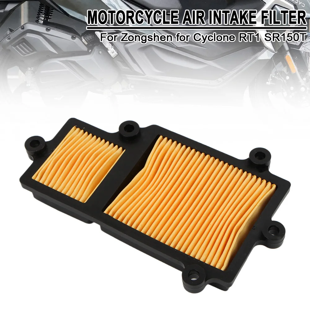 For Zongshen for Cyclone RT1 SR150T SR150 T Motorcycle Air Intake FilterCleaner Air Purification Clean Air Filter Clean Element