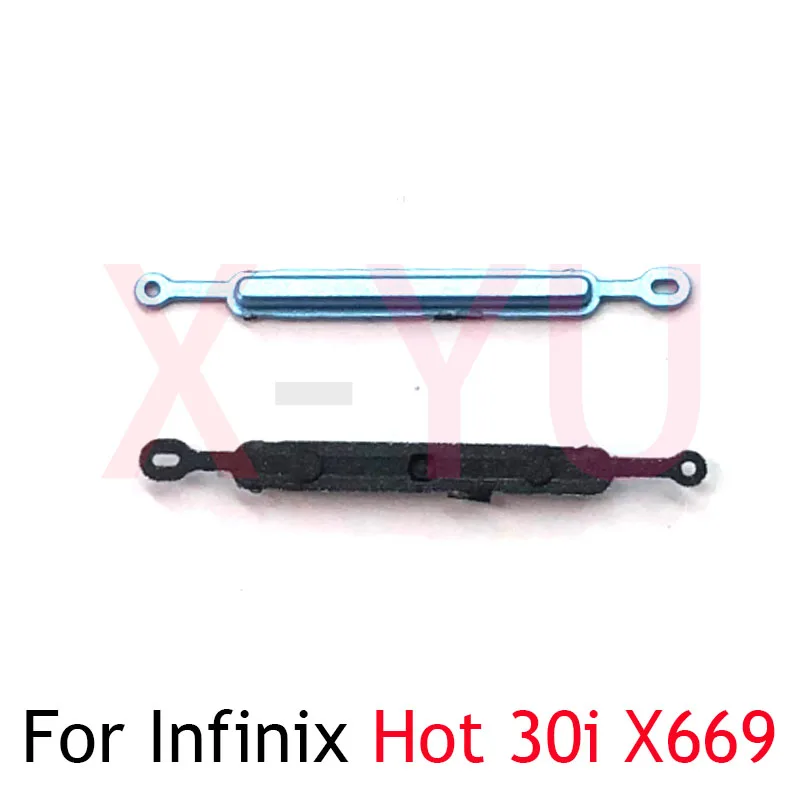 For Infinix Hot 30i X669C X669D X669 Power Button ON OFF Volume Up Down Side Button Key