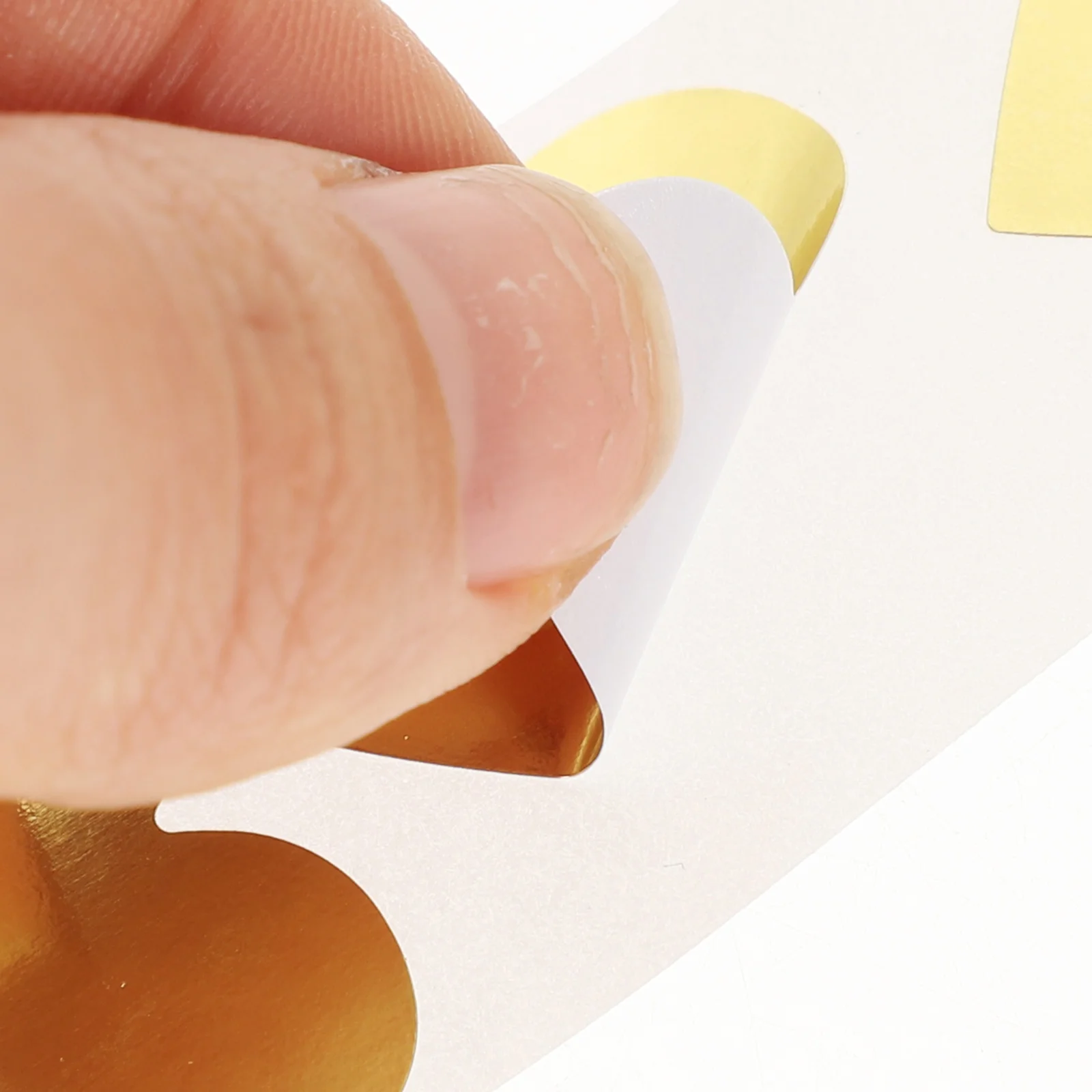 2 Rolls Heart -function Sticker Label Stickers Household Waterproof Transparent for Packaging Round