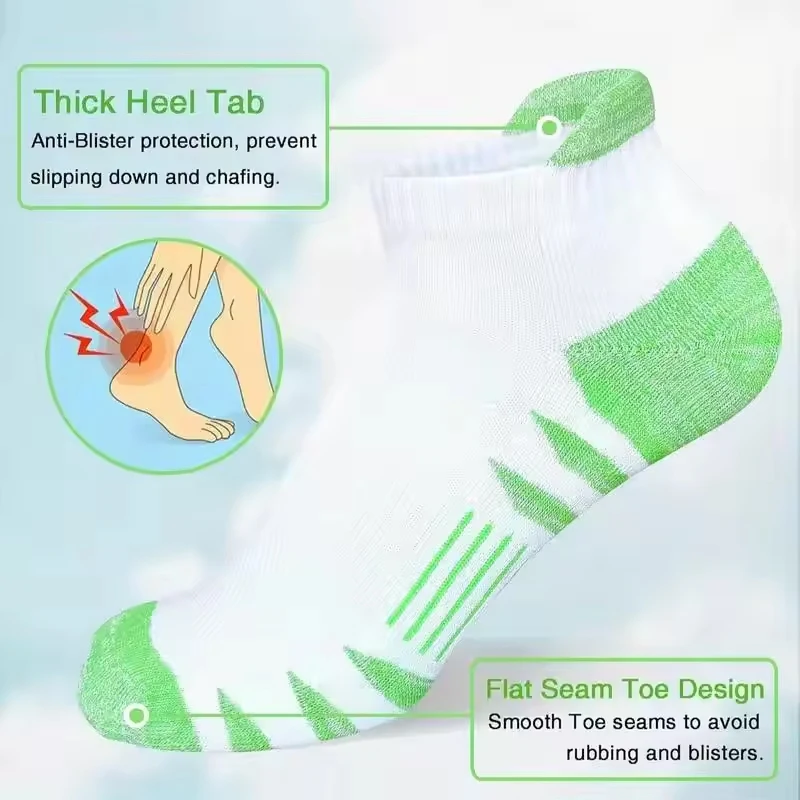 5/10/20 Double color sports running socks for men and women high-quality outdoor professional sports socks image 3