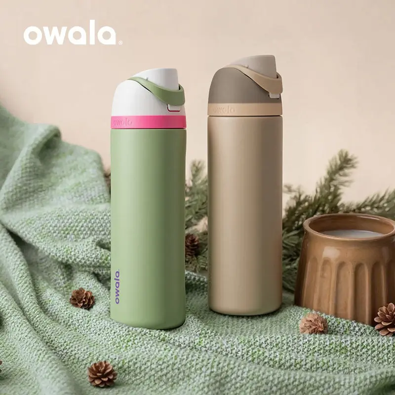 Owala 24oz Insulated Stainless Steel Water Bottle with Straw , BPA-Free Sports Water Bottle, Great for Travel, 710ml