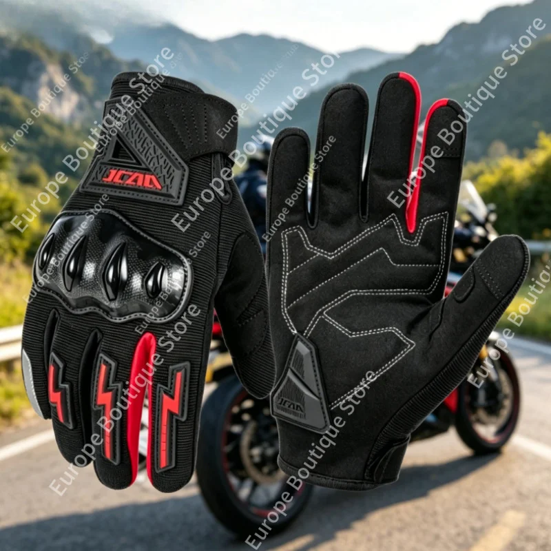 

Summer Thin Mesh Motorcycle Gloves Men Women Breathable Anti Fall Wear Resistant Touch Screen For Motorbike Electric Scooter