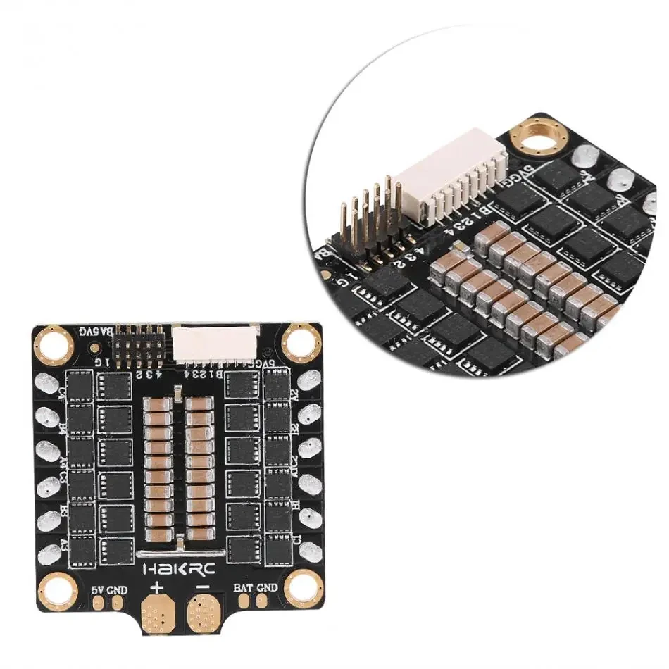 50A 20A 15A hakrc 4In1 50A 3-6S BLHeli_32 5V 3A BEC Dshot1200ขนาดเล็กสำหรับ DIY Quadcopter สำหรับแข่ง FPV Drone