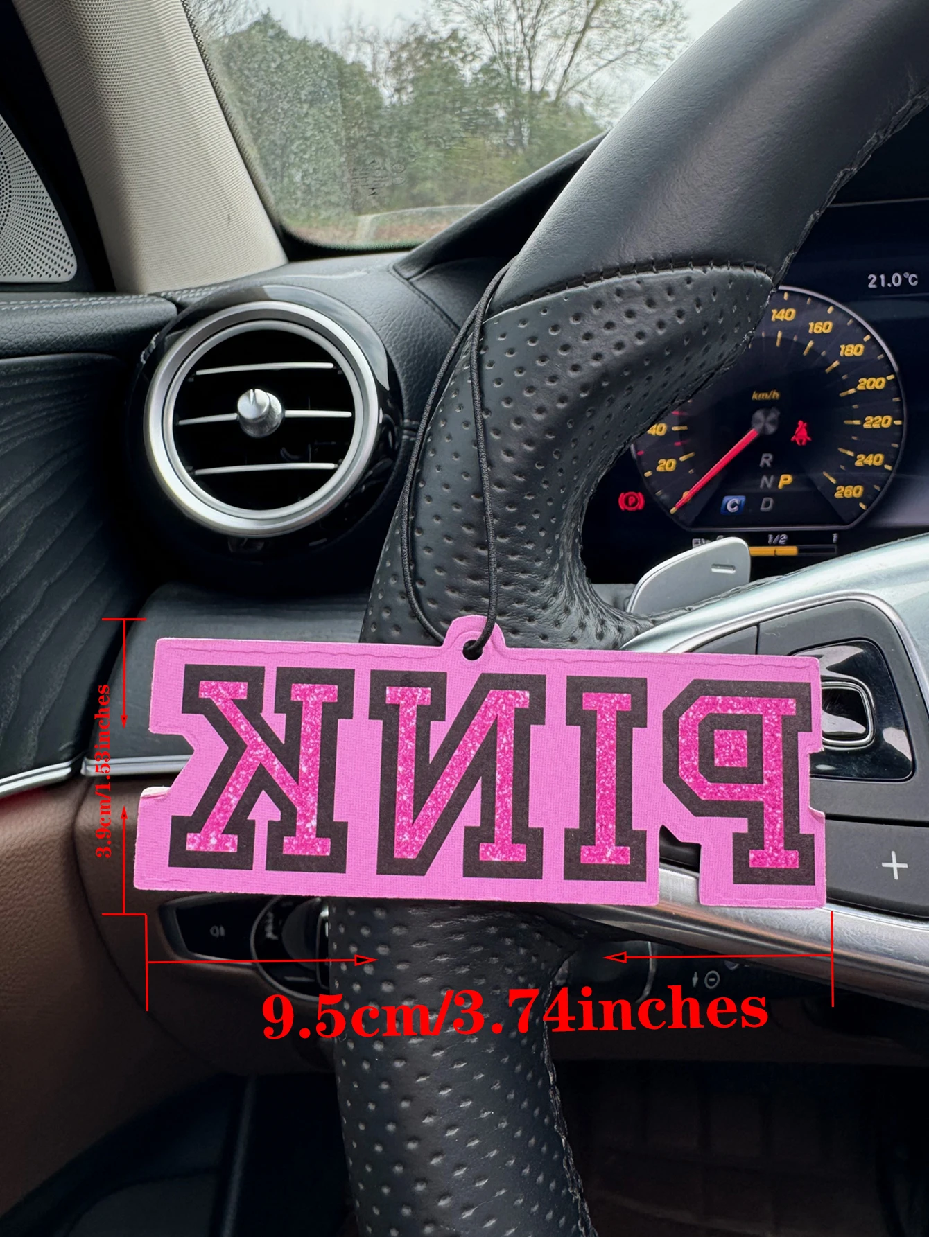 Pink Diamond Pattern Hilton Ho – Car Accessories Juicy Couture Bewertung und Preis