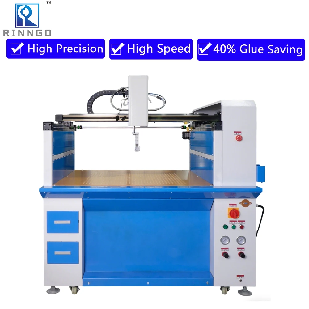 Semi-Automatic Leather Shoes Insole Edge Gluing Pressing Machine for Box Packaging Industry