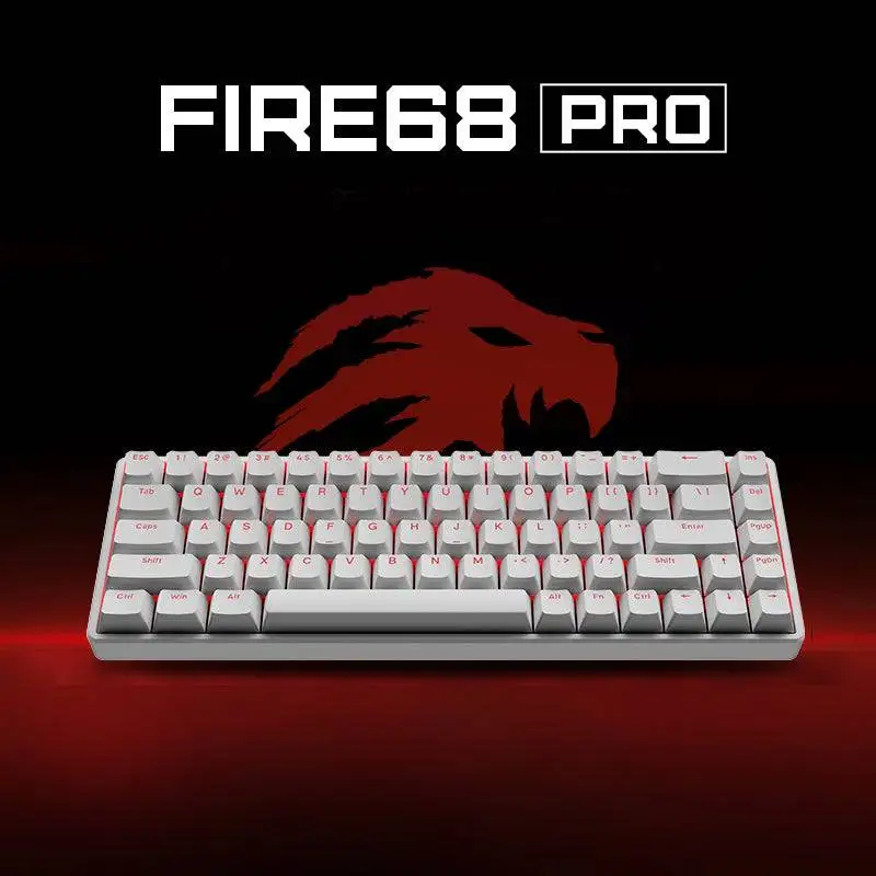 Originele MADLIONS Fire 68 Pro/Fire 68 Ultra/ MAD60HE MAD 60HE MAD 60HE Gaming Magnetische Schakelaar Toetsenbord Bedraad Gaming toetsenbord