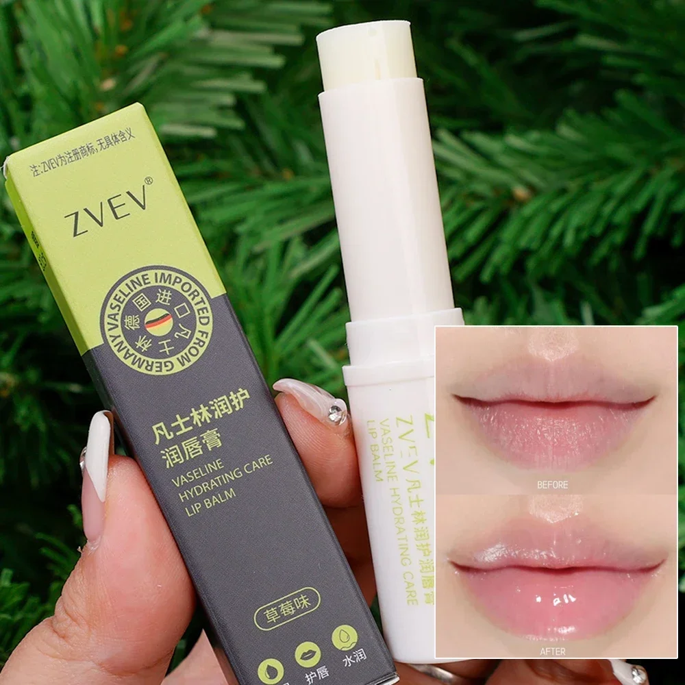 Farbe ändern Lippenbalsam Transparenter feuchtigkeitsspendender Lippenbalsam Dauerhafter Anti-Riss-Anti-Trocken-Lippenstift Lippenpflege Lippen Make-up Kosmetik