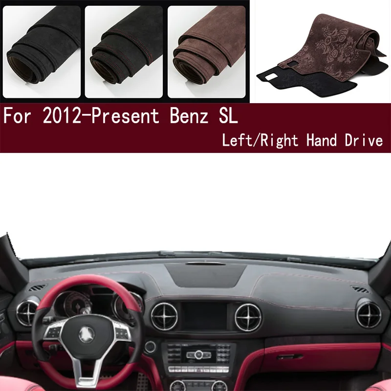 

For 2012-2025 Benz SL-Class R231 SL63 65 500 350 Dashmat Dashboard Cover Instrument Panel Sunscreen Pad Ornaments