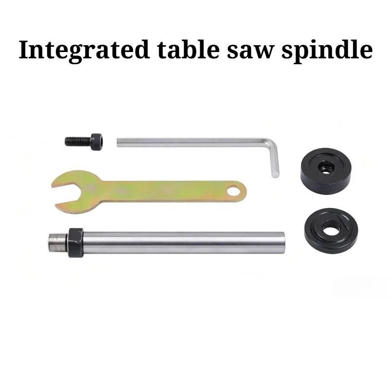 High Precision Integrated Table Saw Spindle Rod Positive Negative Thread 4 5 6 Inch Mini DIY Woodworking Cutting Tool Parts
