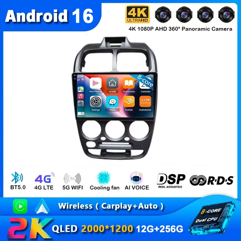 Android 16 Autoradio für Hyundai Verna Accent 1999 2000 2001 2002 2004 - 2012 Navigation GPS Multimedia-Videoplayer Stereo WIFI