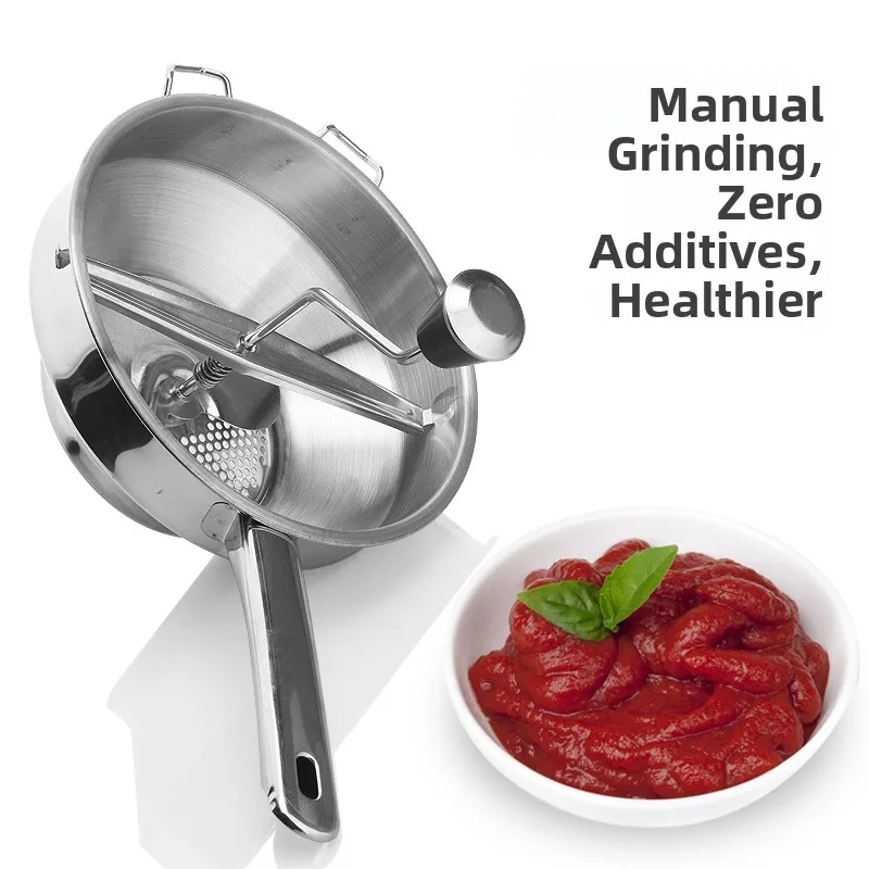 

Stainless Steel Manual Potato Masher Baby Food Grinder Kitchen Tool for Grinding Vegetables And Rice Porridge