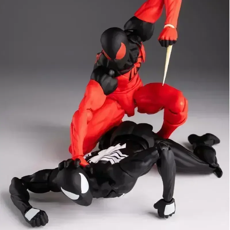 

Hot Mess Toys Spider Man Symbiote Spiderman Messtoys Black Suit Neighbor Scarlet Spider Anime Action Figure Gifts Toys In Stock