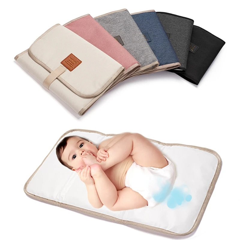 Foldable Baby Diaper Changing Pad Waterproof Newborn Diaper Pad Portable Toddler Changing Table Durable Oxford Baby Diaper Sheet