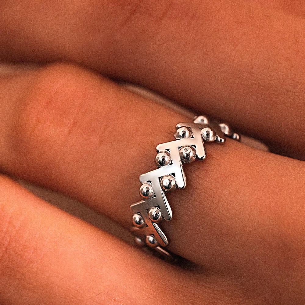 Stainless Steel Rings Minimalist Geometric Circle Ring Fashion Open Lovers Ring For Women Jewelry Gifts Non-Fading High-Quality
