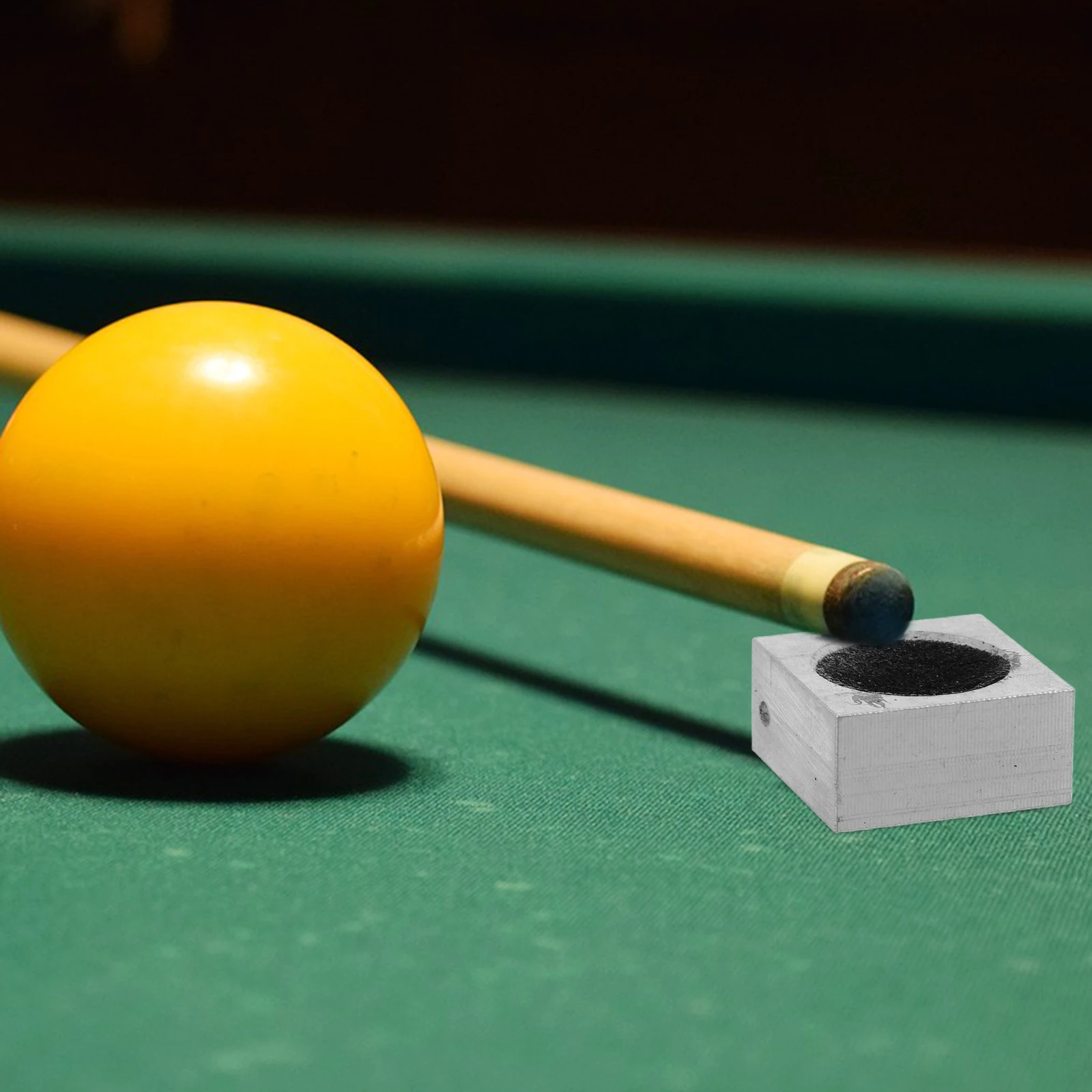 

Square Aluminum Head Grinder Pool Shaper Tool Billiard Maintenance Accessories Durable Lightweight Portable Repair Shaping